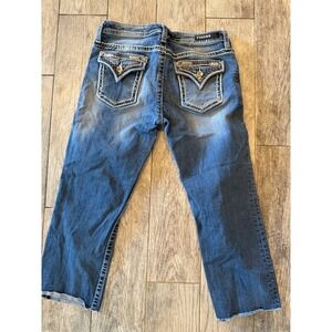 Vigoss Denim Capri Jeans New York Capris Cropped W32 L22 Classic 32 x 22 Cropped